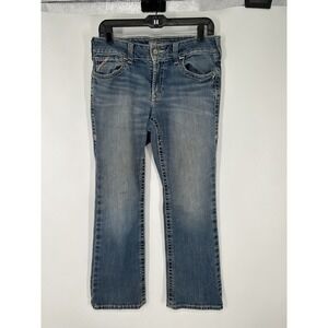 Ariat FR Bootcut Jeans Womens 29S 29x30 Blue Denim Mid Rise Boot Medium Wash